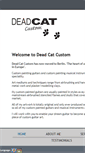 Mobile Screenshot of deadcatcustom.com
